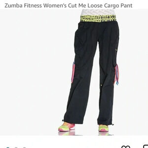 Zumba Fitness Women's Cut Me Loose Cargo Pant size L